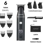 Supreme Trimmer Multigroomer 3.0 Islak/Kuru 14 Parça Erkek Tıraş Makinesi Seti – Burun Kulak Sakal Saç Bakımı
