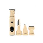 Supreme Trimmer Multigroomer 4.0 Islak/Kuru 14 Parça Set Tıraş Makinesi – Saç Sakal Yüz Vücut Burun Kulak Tıraş Makinesi 4 Manyetik Başlık, Pil Ekranı, Seyahat Kilidi