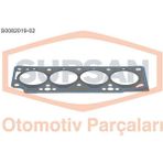 Supsan S0082019-02 S0082019-2 Silindir Kapak Contası 2 Delık R19 Clıo Iı Kangoo Megane 1.9d F8Q Uyumlu Yeni Model Saçlı