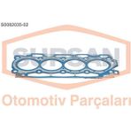 Supsan S0082035-02 S0082035-2 Silindir Kapak Contası 3 Delık 307 308 407 Partner / C3 C4 C5 Berlingo / Cmax Fies
