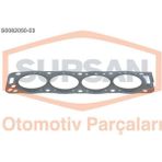Supsan S0082050-03 S0082050-3 Silindir Kapak Contası 3 Delık Partner 1.9d Xud9 1.8d Uyumlu Xud7 Saçlı Klıngrit