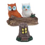 SUPVOX 1 Set Minyatür Reçine Baykuş Hayvanları Çiftlik Hayvanı Oyuncak Oyuncak Ve DIY Terrarium El Sanatları Dekoru Bahçe Süslemeleri Dış Mekan