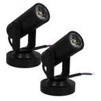 SUPVOX 2 Adet sahne lambası led ışık led light Disco ışıkları spotlight Spot aydınlatma LED Işık partiler için disko ışıkları disko ışığı sahne efekti lambası sahne ışığı Spot ışığı Black