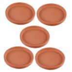 SUPVOX 5 Adet Saksı Bitki Kasesi Terracotta Çiçek Saksısı Aucerss Saksılar Için Tabaklar