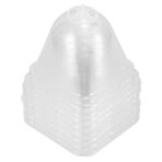 SUPVOX 6 Adet Bahçe Cloches Yeniden Kullanılabilir Bitki Çan Kapağı Çan Kavanoz Cloches Güneşe Için Don Bitki Nem Kubbe Mini Sera