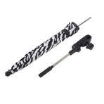 SUPYINI Bebek arabası güneş şemsiyesi, paslanmaz çelik, bebek arabası, güneş şemsiyesi, UV, rüzgar geçirmez, kolay açılır, çoğu bebek arabası için yüksek performanslı lambalı