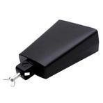 SUPYINI Çan inek çanı 21×14×6 perküsyon 6 inç metal siyah inek çanı batonlu davul aksesuarı