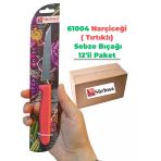 Sürbisa 61004 Sebze Bıçağı Narçiceği Lz1 Koli (12 Adet Tırtıklı)