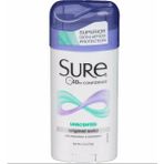 Sure Original Solid Unscented, Anti-Perspirant Deodorant 2.70 Oz 76GR - 76 gr