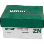 Sureklı Form Kağıdı 11X24CM 2 Nüsha Renkli 1000LI