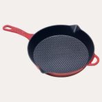 Sürel Degrade Kırmızı 28 cm Petekli Tava