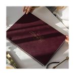 Süresiz Haftalık Spiralli Masaüstü Planlayıcı 24X34 cm - Desk Bordo - Standart