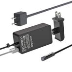 Surface Pro 2 Şarj Cihazı Surface Pro 1 Şarj Cihazı, 48W 12V 3.6A Yüzey Güç Kaynağı Adaptörü Microsoft Surface Pro 2 Surface Pro 1 Surface RT için 6Ft Güç Kablosu ve Taşıma Çantası KINGDO
