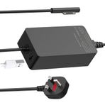 Surface Pro Şarj Cihazı, BIUBOTY 65W/44W/36W Surface Pro 7/Surface go 2 ile Uyumlu, Microsoft Surface Pro 3/4/5/6 Surface Laptop1/2/3 Surface Go1 ve Surface Book1/2 Şarj Cihazı