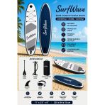 Surfwave Hmı005-1 335X84x15 Cm Şişme Sup Tahtası Seti – Profesyonel Paddle Board, Geniş Dengeli Tasarım, Kürek Pompa Çanta Fin Leash Dahil