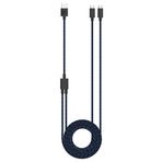 Surge Playstation 5 Dual Charge & Play Cable for PlayStation DualSense Controllers, Dual Charging, Braided Cable (3m/10ft) USB-A to USB-C