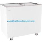 Sürgü Camlı Muhafaza Dolabı