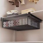 Sürgülü Clo s & Depolama Çözümleri Gizli Raflar Saklama Sepetleri/Konteynerleri/Giysiler için Çekmeceler Siyah 35 * 45 * 10 cm Alanı ve Dağılmayı En Üst Düzeye Çıkarın