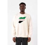 Suriye Yeni Bayrak Ekru Erkek 2İp Sweatshirt