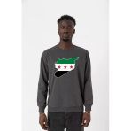 Suriye Yeni Bayrak Füme Erkek 2İp Sweatshirt