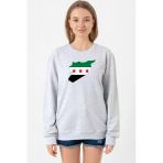 Suriye Yeni Bayrak Grimelanj Kadın 2İp Sweatshirt