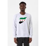 Suriye Yeni Bayrak Karmelanj Erkek 2İp Sweatshirt