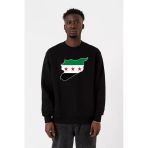 Suriye Yeni Bayrak Siyah Erkek 2İp Sweatshirt