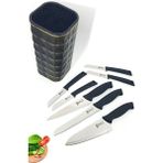 SürLaz 8 Parça Mutfak Bıçak Seti Prime Bıçaklar Standlı Set