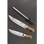 Sürlaz Bıçak Seti 2li Et Bıçağı Salata Bıçağı Pratik Bıçak Set Ultra Keskin Bileme Masatlı