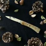 Sürmene SRM2005 El Yapımı Yaban Dağ Koçu Boynuzundan Çelik Çakı