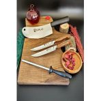 Sürmene Sürlaz Salata Seti, Doğrama, Dilimleme Bıçağı+ Soğan, Ezme Satırı+masat