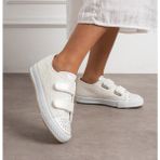 Surpie Shoes Çocuk Dantelli Günlük Ayakkabı Kız Çocuklar İçin Işıklı Düz Tabanlı - Sedef