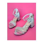 Surpie Shoes Taşlı Çocuk Topuklu Ayakkabı