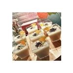 SURPRISE PARTY STORE Kübik Prizma Mika Plastik Şeffaf Kapaksız Sunum Kabı 200 Cc .10.* Adet Tatlı & Meze Ve Salata Kasesi