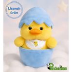 Sürpriz Peluş Yumurta Içinde Civcivino Sevimli Peluş Oyuncak Hediyesi - Mavi
