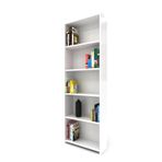 Sürtaş 5 Raflı Modern Kitaplık Beyaz