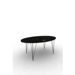 SÜRTAŞ OVAL ORTA SEHPA SİYAH