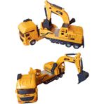 Sürtmeli Oyuncak Kamyon Kepçe - 26 Cm