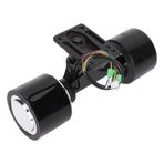 Sürücü Scooter Hub Motor, 74mm PU Malzeme Tekerlek Fırçasız Motor 350W Elektrikli Kaykay Motor Kiti Elektrikli Kaykay İçin