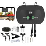 Sürüngen Mister, Terrarium Fogger | Zamanlayıcı ile Otomatik Sürüngen Sisleme Sistemi | Amfibi Kertenkele Kaplumbağası Kurbağası için 360 Derece Ayarlanabilir Sülün Nozaları Fogger