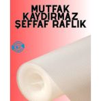 SÜS Mey Ithalat® Eva Malzemeden Kaydırmaz Şeffaf Raflık Buzdolabı Kaplaması