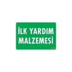 SÜS Mey Ithalat® Ilk Yardım Malzemesi Uyarı Levhası 17,5X25 KOD:1002