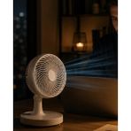 SÜS Mey Ithalat® Masaüstü Mini Fan Sessiz Çalışan 2 Hızlı Otomatik Salınımlı Fan