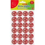 SÜS Mey Ithalat® Simli Eva Sticker Ay ve Yıldız 24'lü Sticker