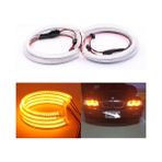 Şüscar Oto Bmw E46 318 320 325 330 Ccfl Angel Eyes Sarı Encıl Seti Far Halkası
