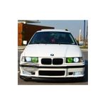 ŞüsCarOto Aksesuar BMW 3 Serisi E36 1990-2000 Uyumlu Üniversal Laguna Lip Esnek Ön Lip 2 Parça Tampon Altı Karlık Ön Ek