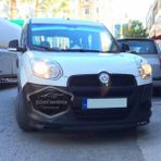 ŞüsCarOto Aksesuar Fiat Doblo D3 2010-2015 Uyumlu Üniversal Laguna Lip Esnek Ön Lip 2 Parça Tampon Altı Dil Karlık Ön Ek
