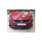 ŞüsCarOto Aksesuar Fiat Egea Esnek 3 Parça ABS Lip Piano Black Flaplı Kanatlı