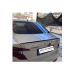 ŞüsCarOto Aksesuar Fiat Egea Uyumlu Bagaj Üstü Slim Spoiler Piano Black Parlak Siyah