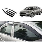ŞüsCarOto Aksesuar Ford Focus 3 - 3.5 Sedan 2011-2017 Uyumlu Mugen Cam Rüzgarlığı Seti Piano Black 4lü Ithal